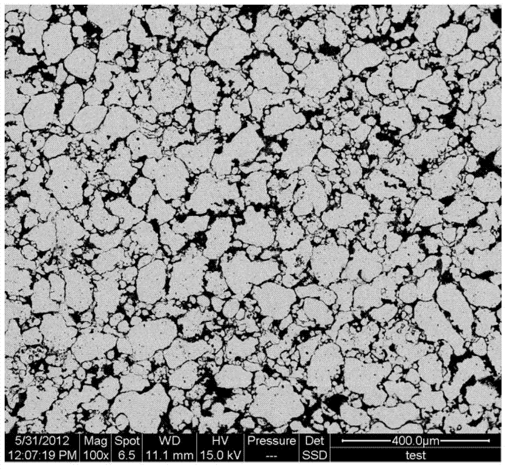 Soft magnetic composite material of collosol infiltrating glass powder coating layer and preparation method of soft magnetic composite material