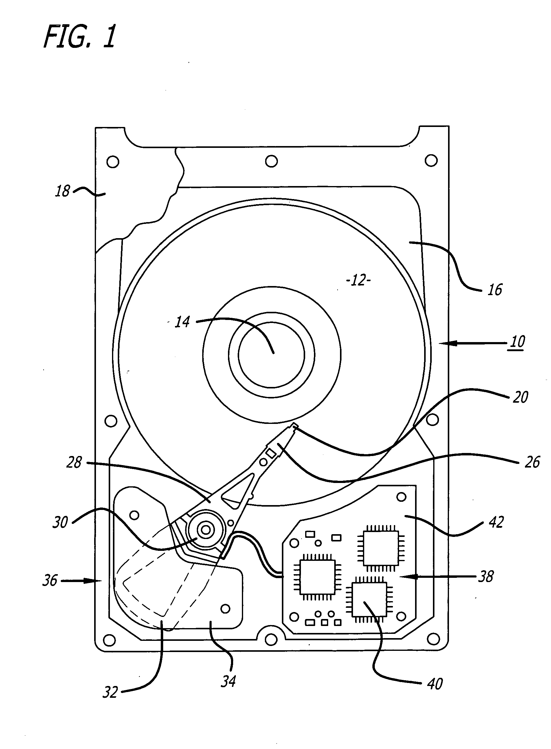 Vibration detector for hard disk drives