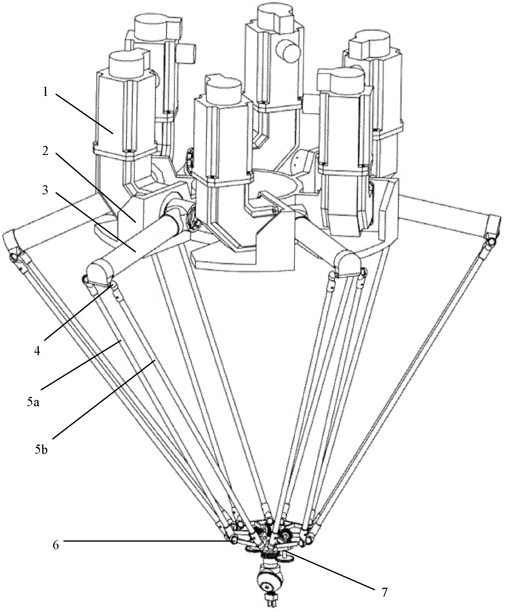 High-speed six-degree of freedom parallel manipulator