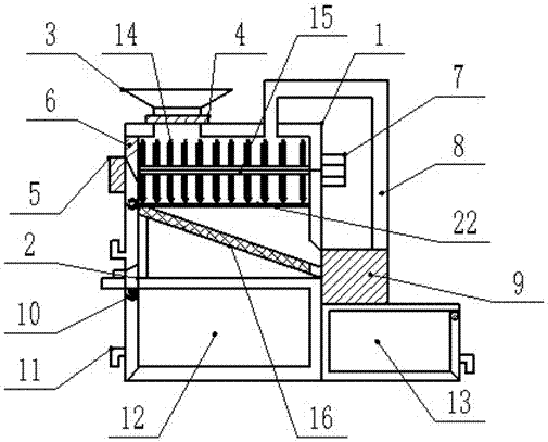 Graphite pulverizing and demagnetizing device for battery material