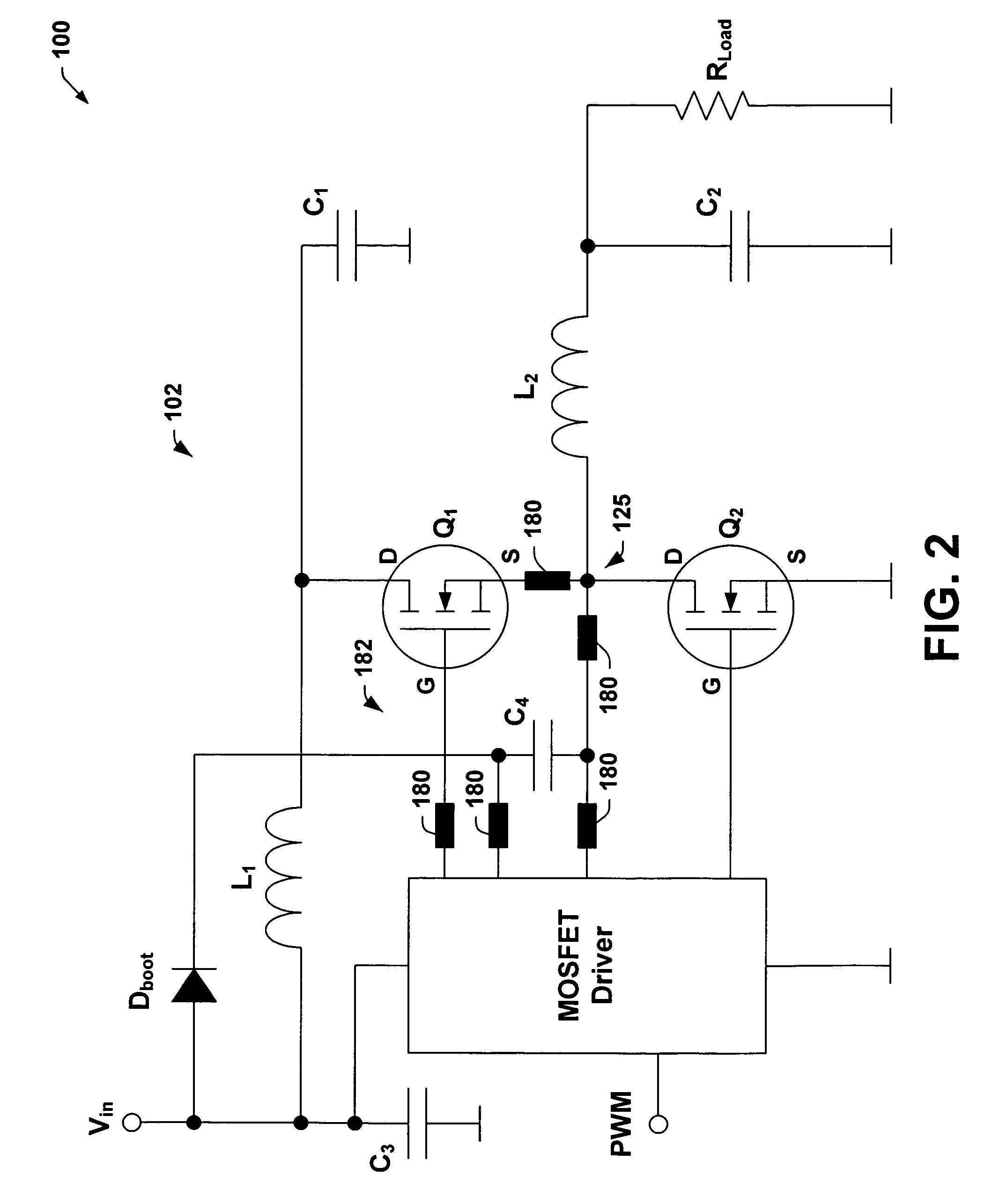 Designated MOSFET and driver design to achieve lowest parasitics in discrete circuits