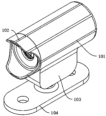 Monitoring equipment capable of automatically converting colors