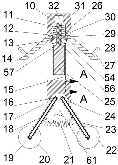 Automatic fixing device for vertical hoisting of steel pipes