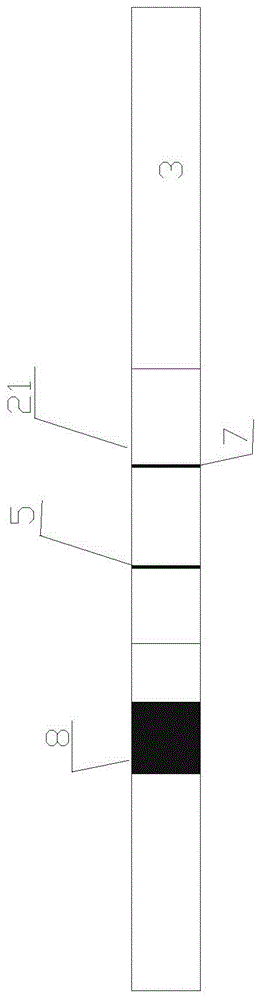 Activated fluorescent latex microsphere for procalcitonin fluorescent immunochromatographic test card