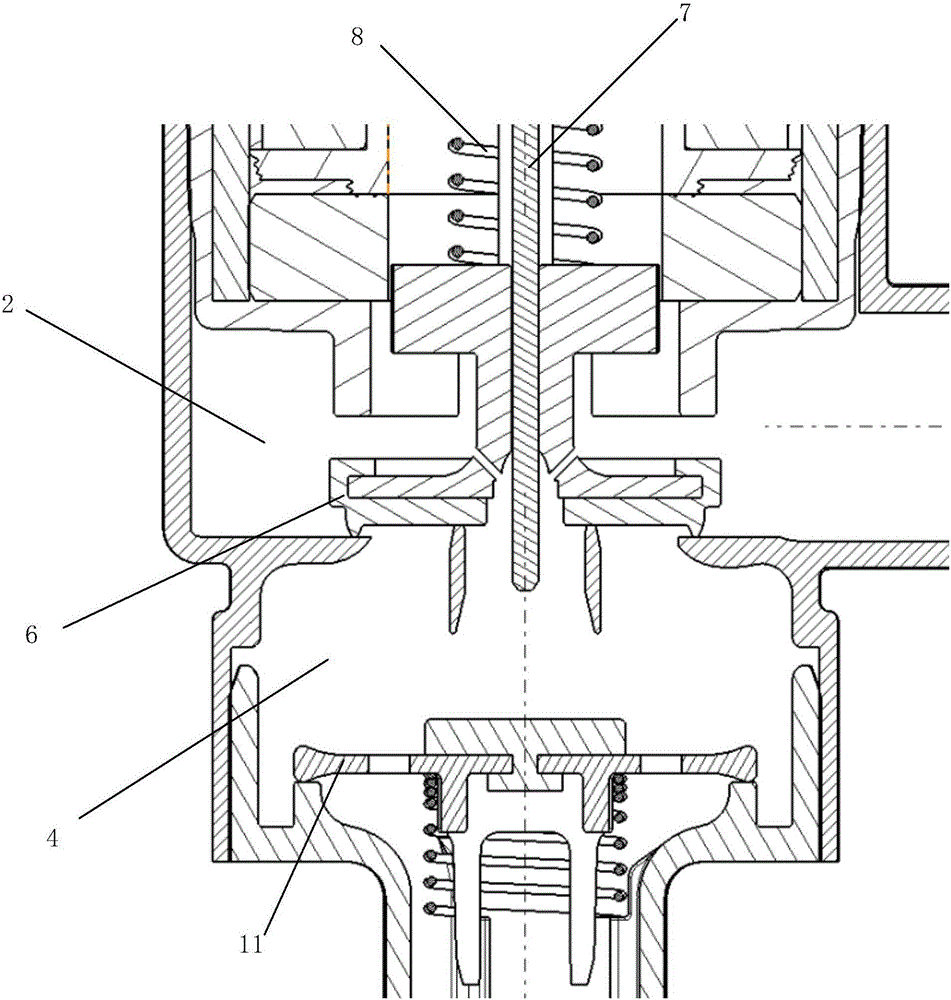 Pressure retaining valve device for pressure fuel tank