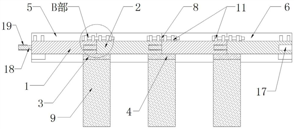 Assembled building steel structure composite beam