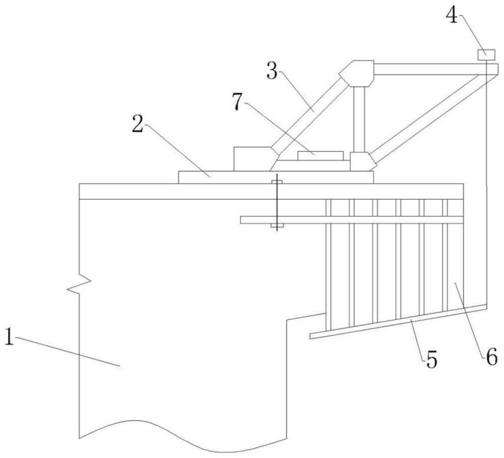 Novel synchronous forward-moving hanging basket and using method thereof