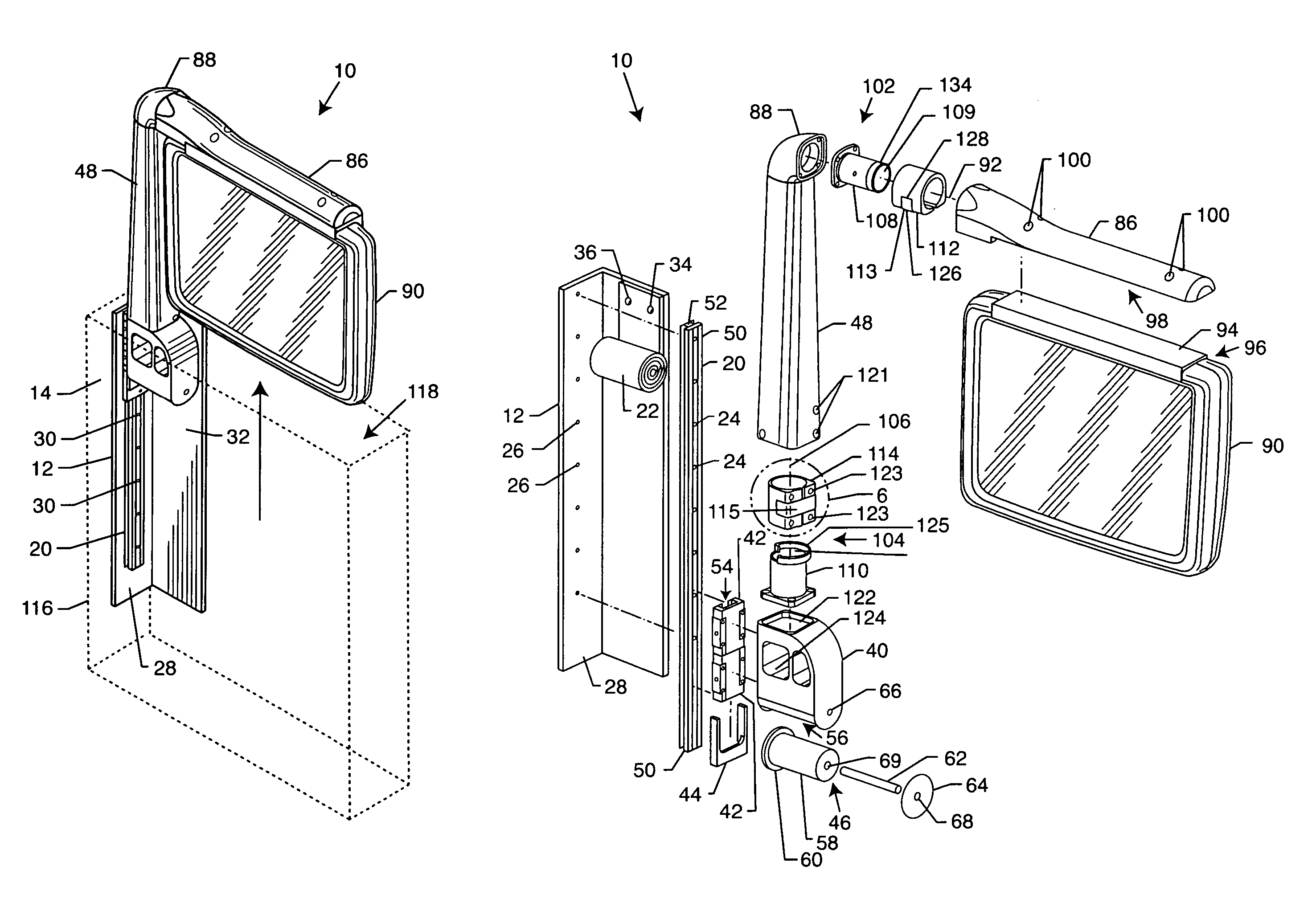 Deployable video arm