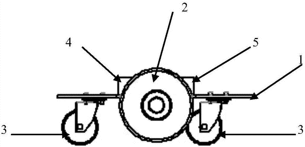 Four-wheel indoor mobile robot