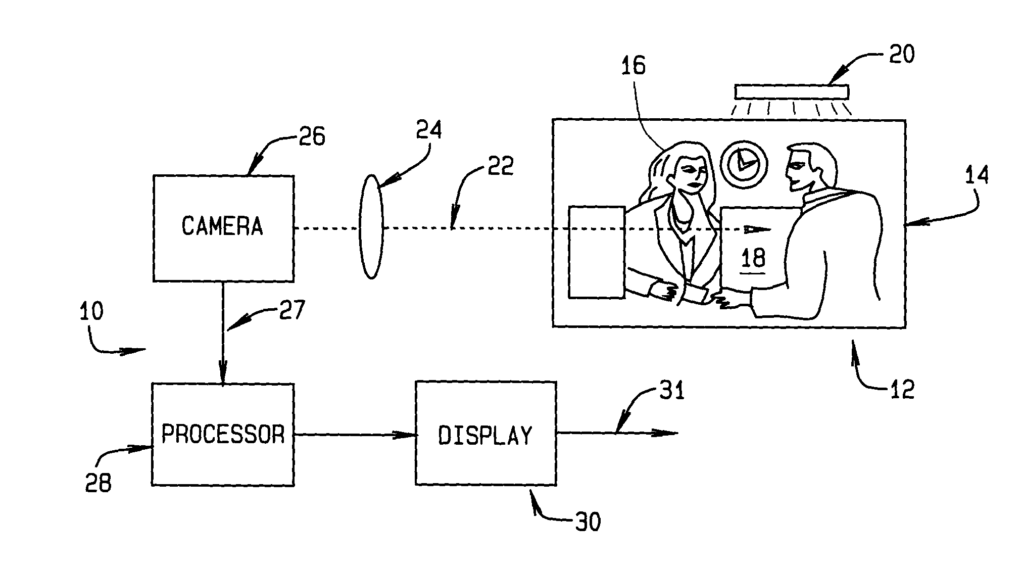 Hyper-spectral means and method for detection of stress and emotion