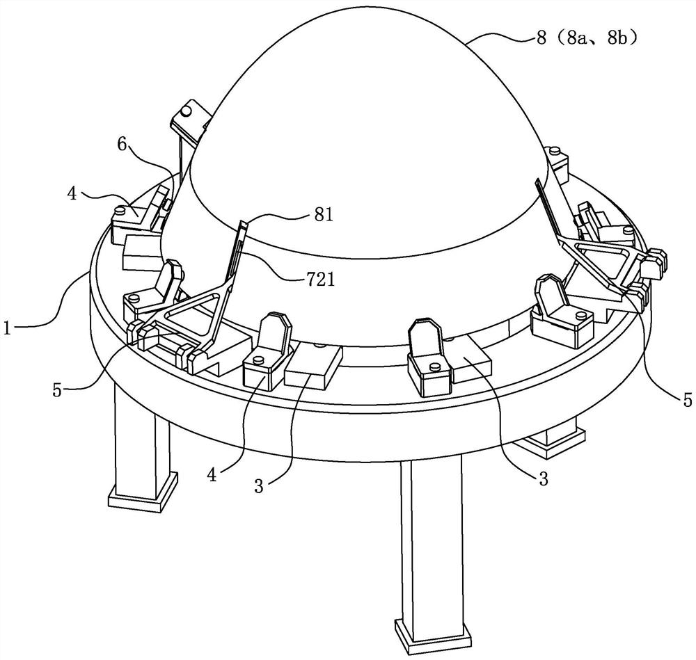 Radar cover shell replacement positioning detection method