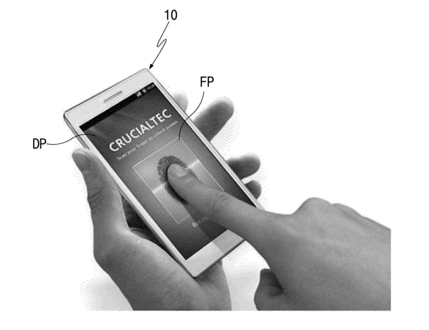 Display Apparatus Capable of Image Scanning and Driving Method Thereof