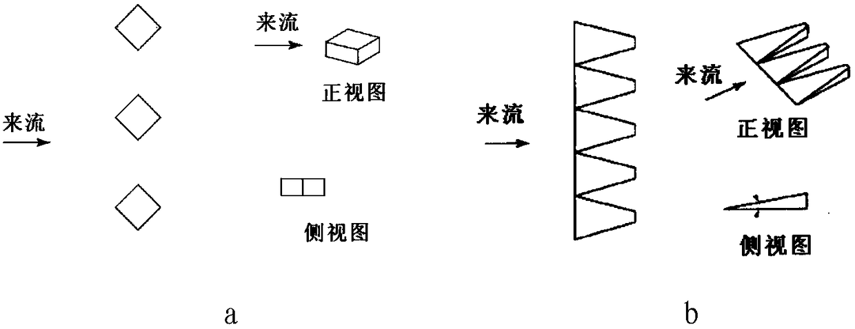 Wind tunnel test device and method for high-speed aircraft with forced transition device