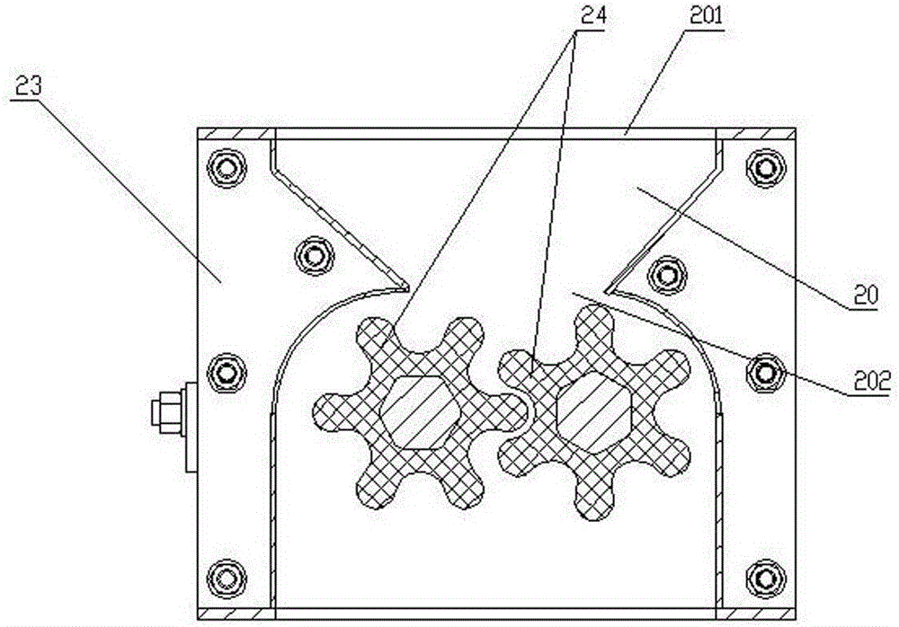 Grape crusher with de-stemming function