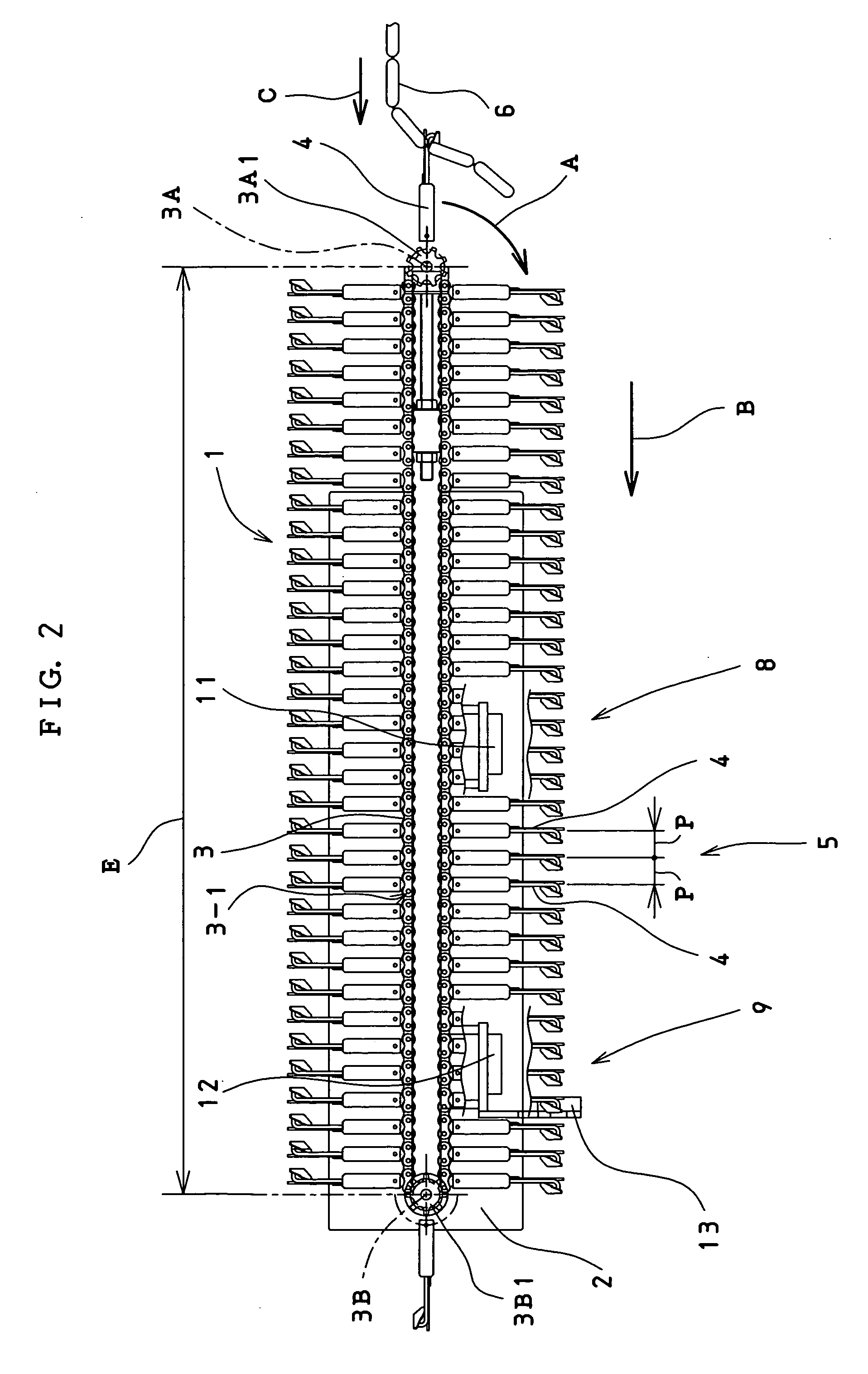 Method and apparatus for suspending a sausage from a stick