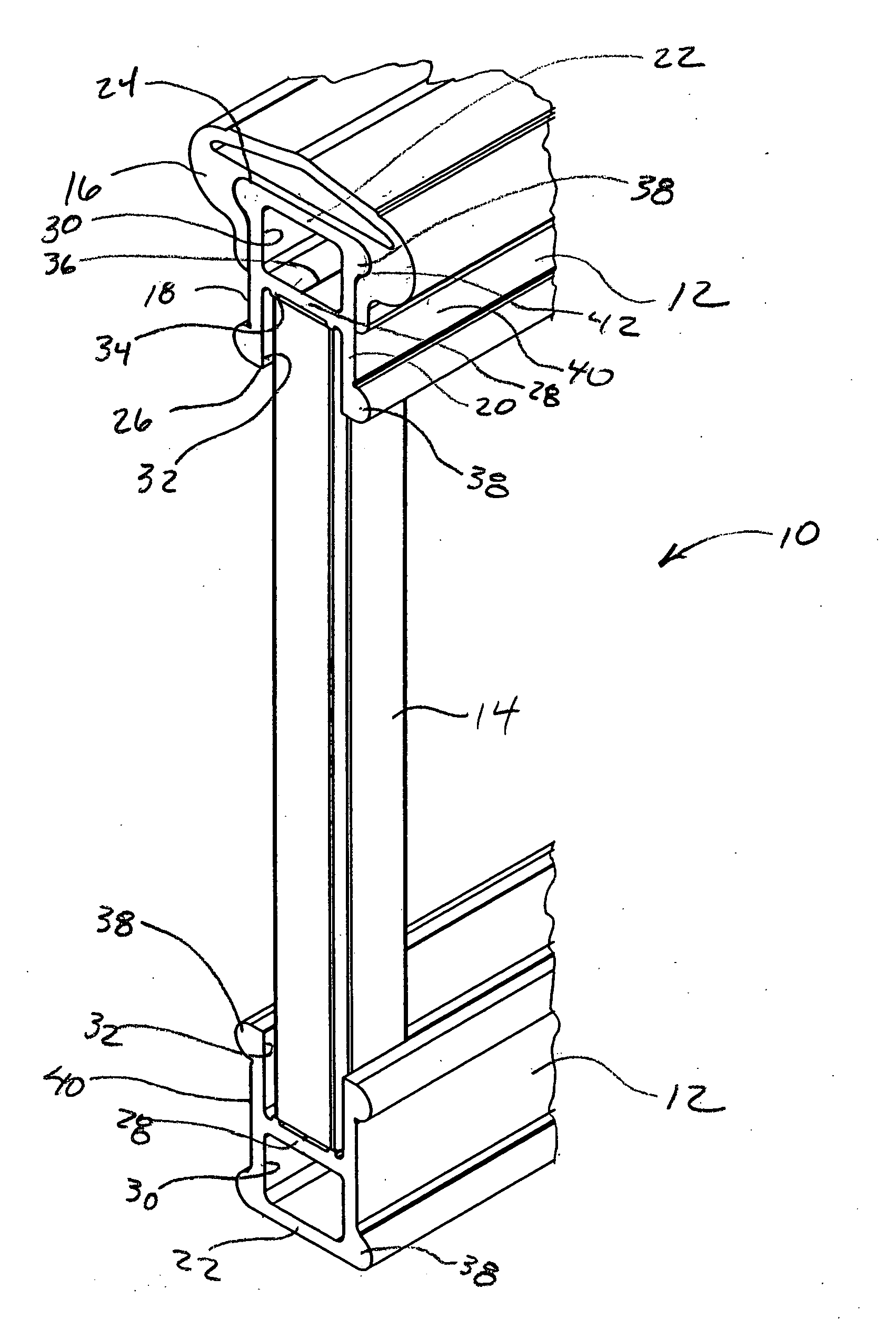 Multi-position rail for a barrier