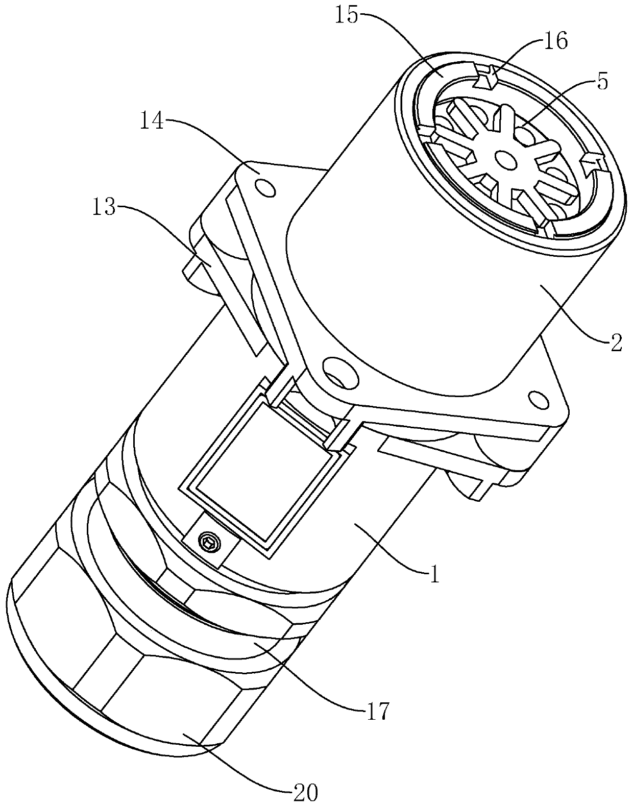 Explosion-proof cable connector