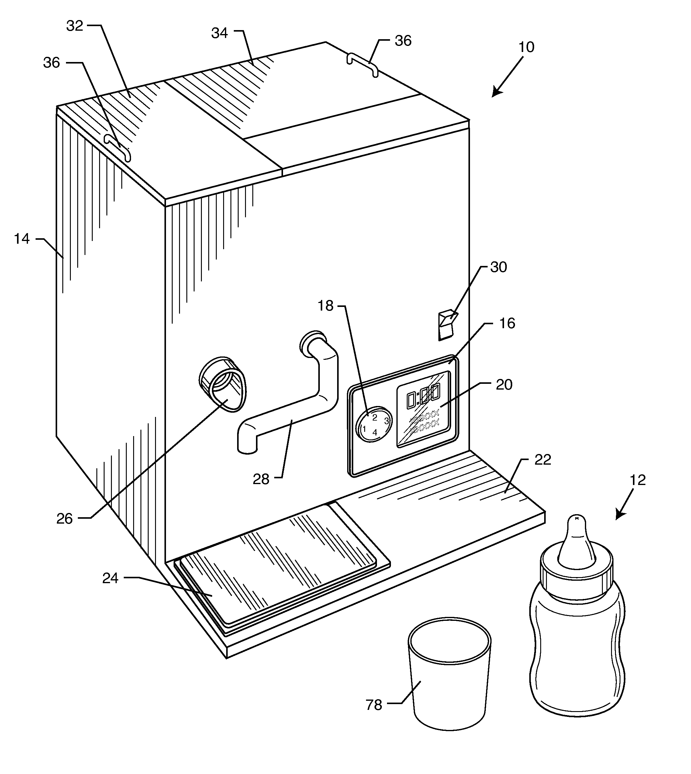 Baby formula preparation device