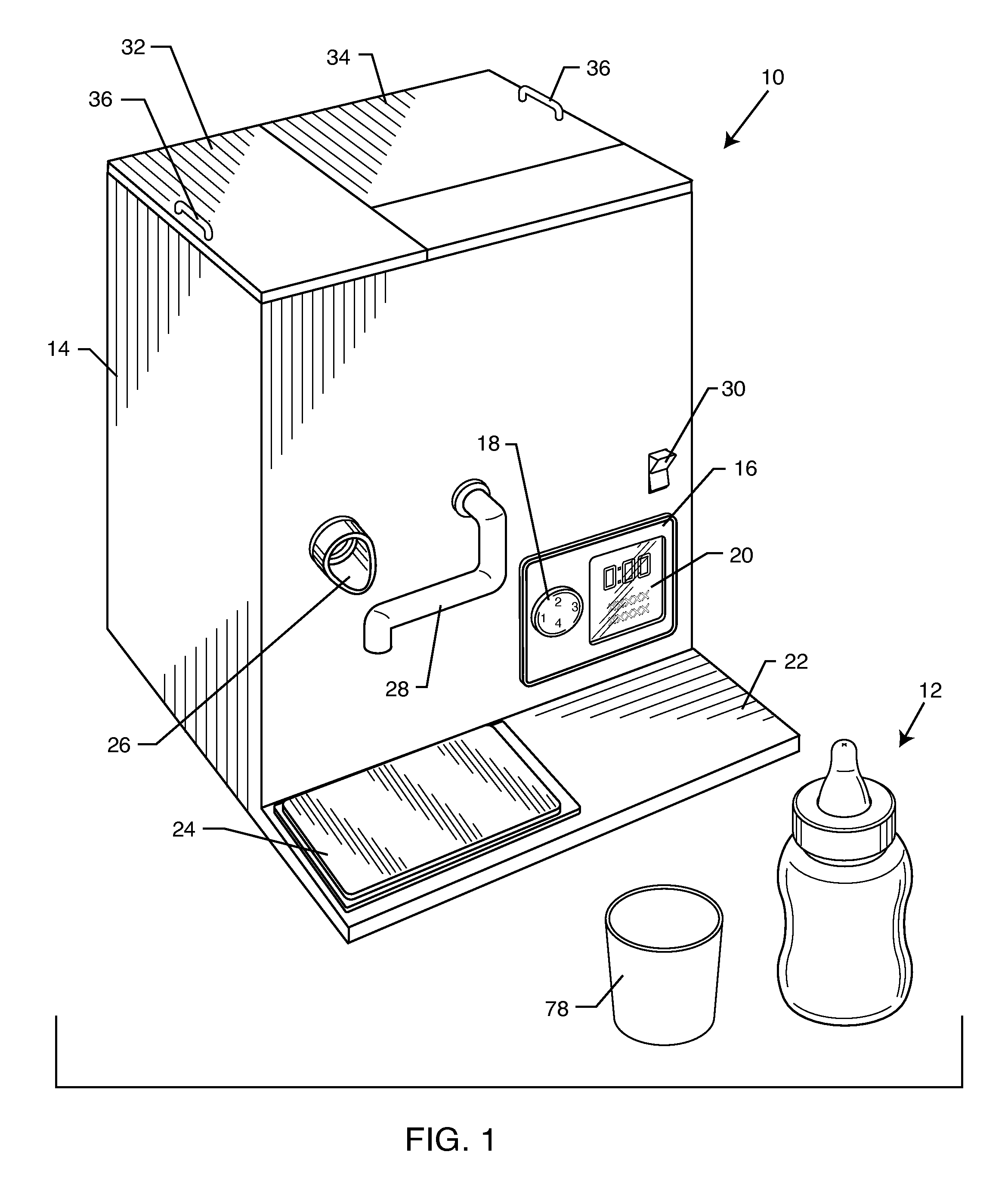 Baby formula preparation device