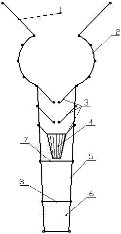 Large lake fixed net