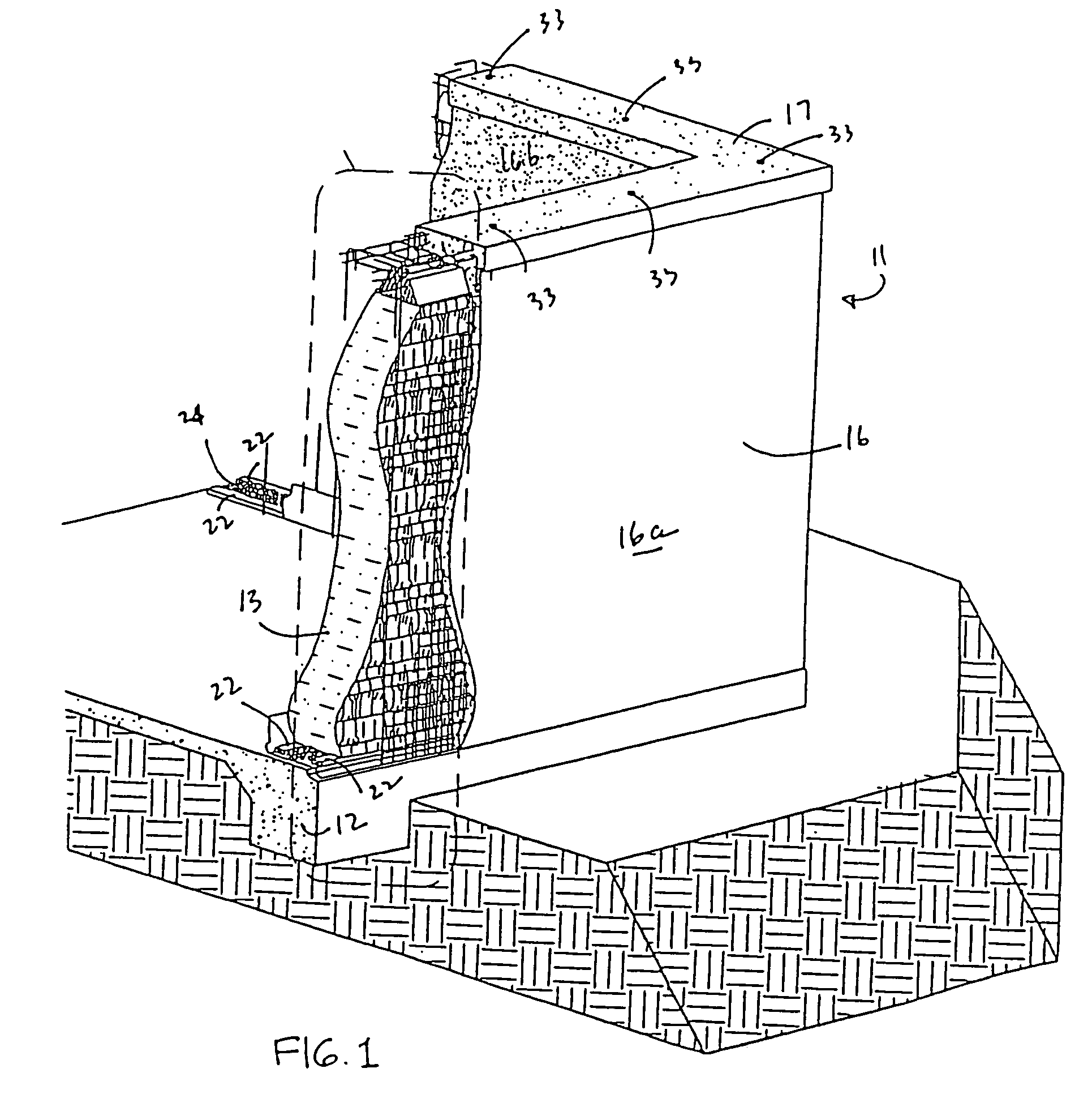 Methods and apparatus for controlling moisture in straw bale core walls