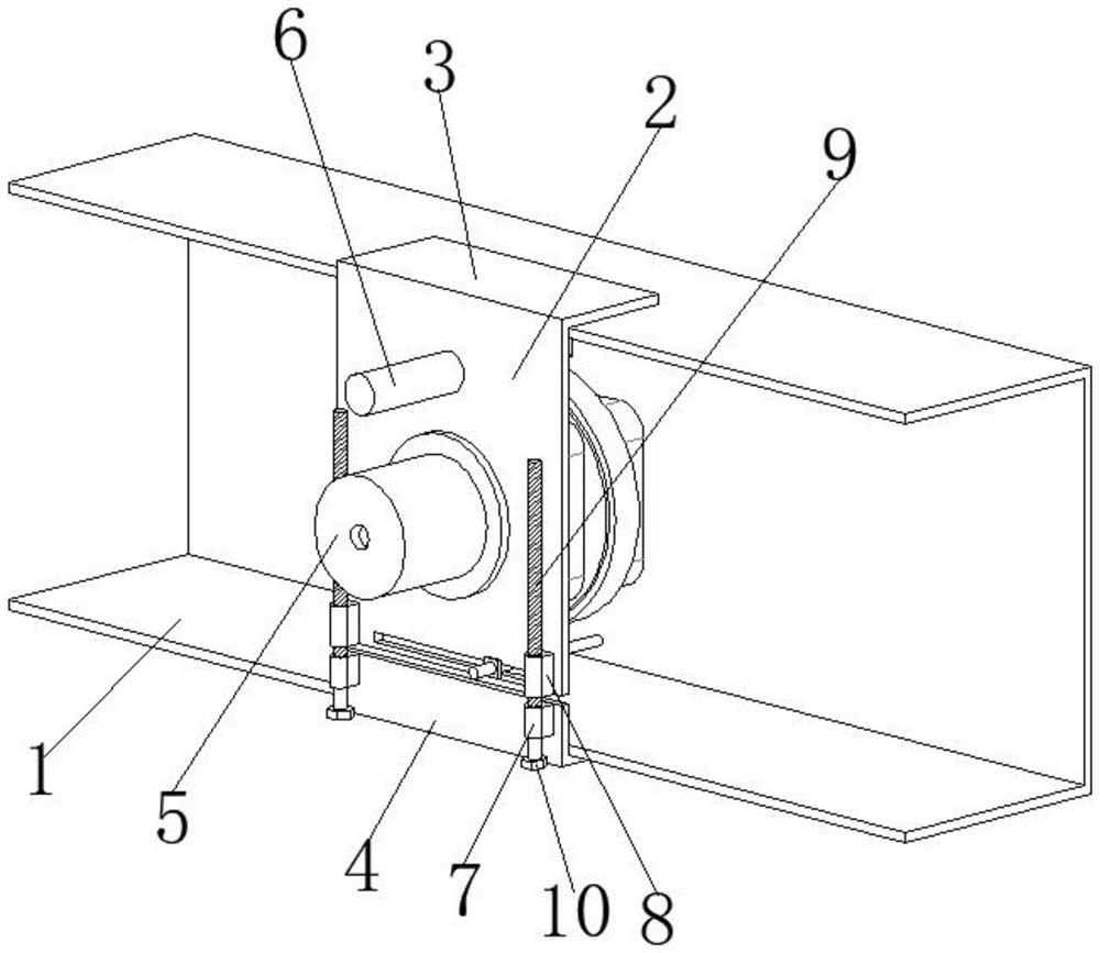 Quick dismounting structure for guide disc of false twist texturing machine