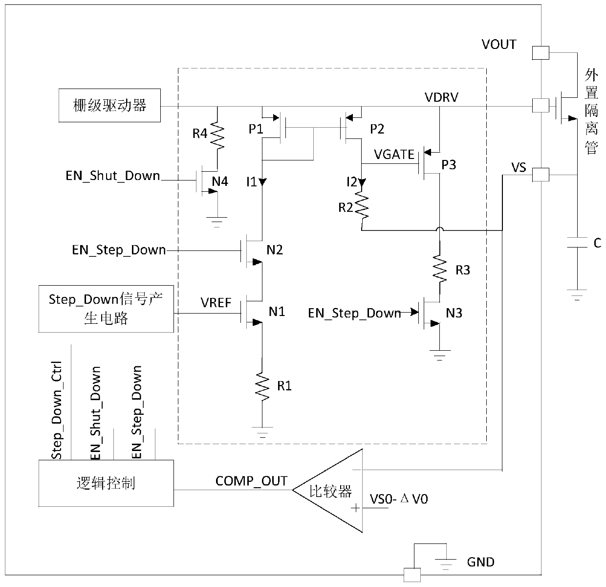 Method for detecting load current