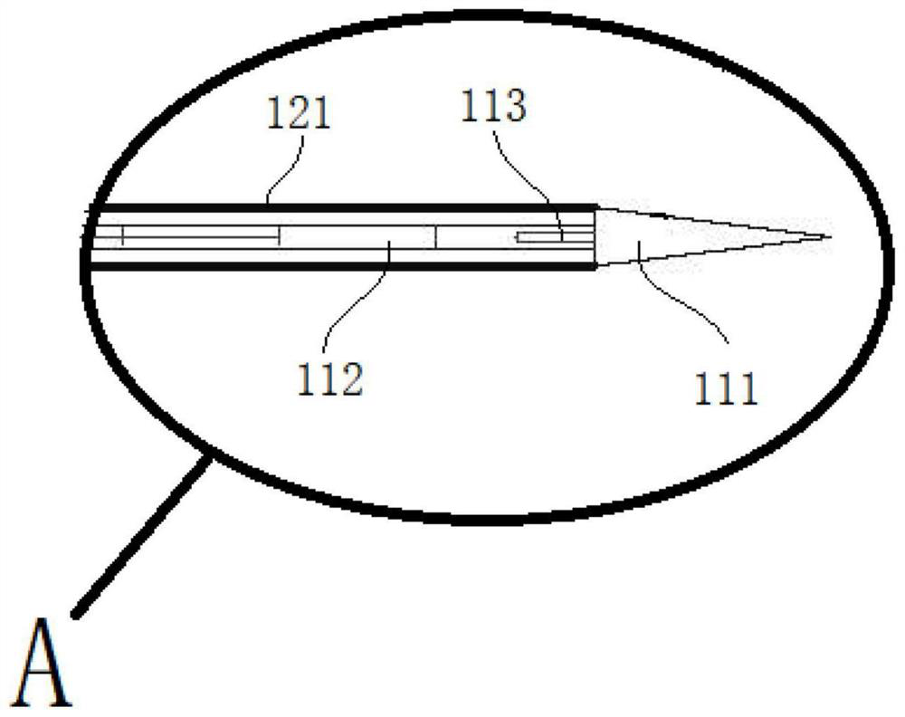 High-pressure bone puncture injector and application thereof