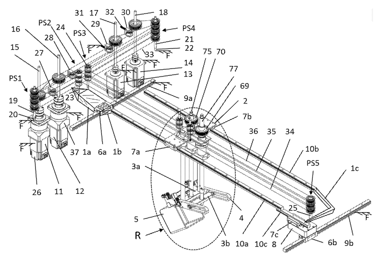 Multi-axis robot with remote drives facilitating hazardous energy isolation for use by home consumers