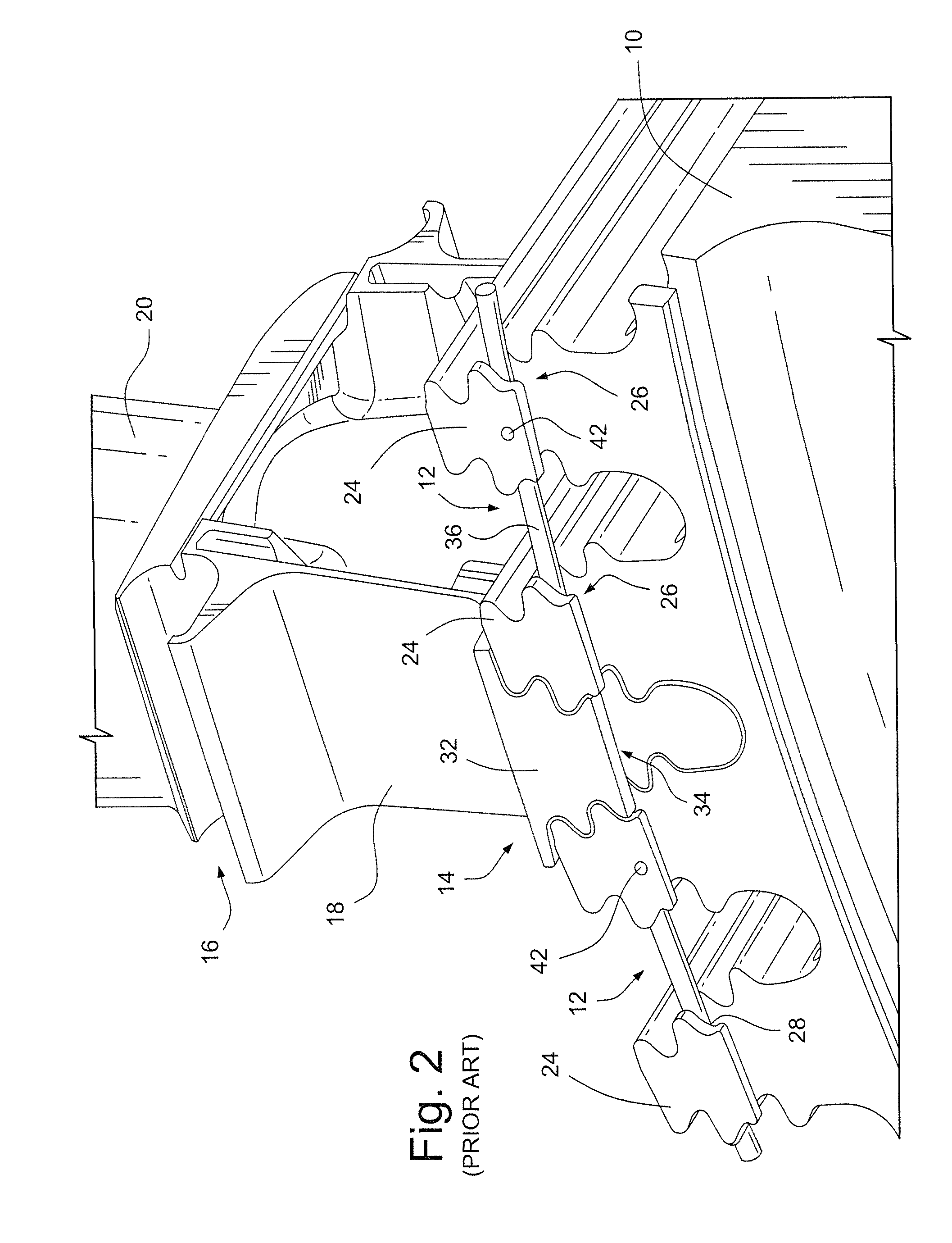 Turbine bucket lockwire rotation prevention