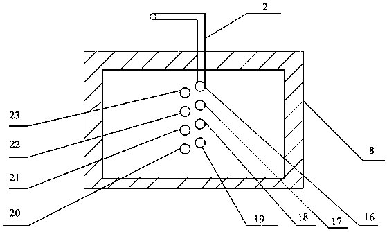 Simple petroleum geological fluid sampling and measuring device