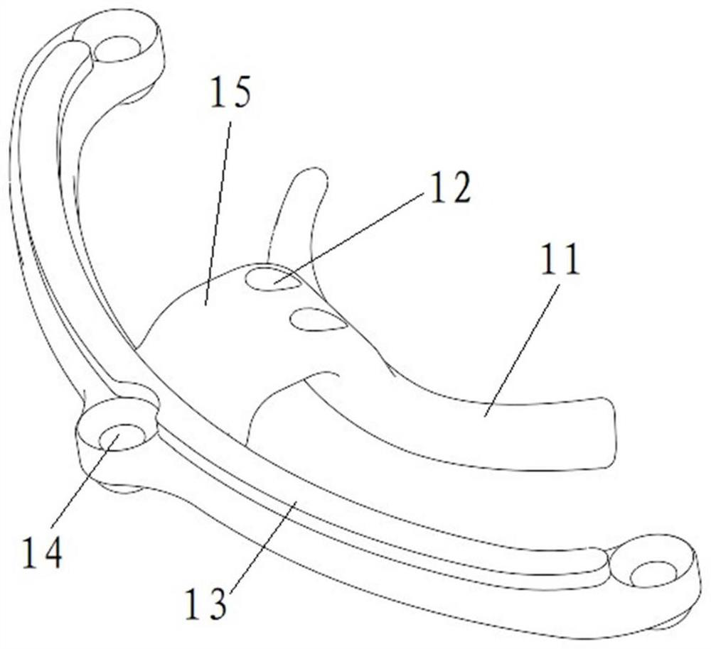 Rapid registration device and registration method for oral implant navigation surgery