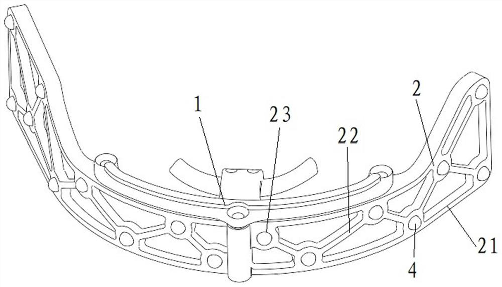 Rapid registration device and registration method for oral implant navigation surgery