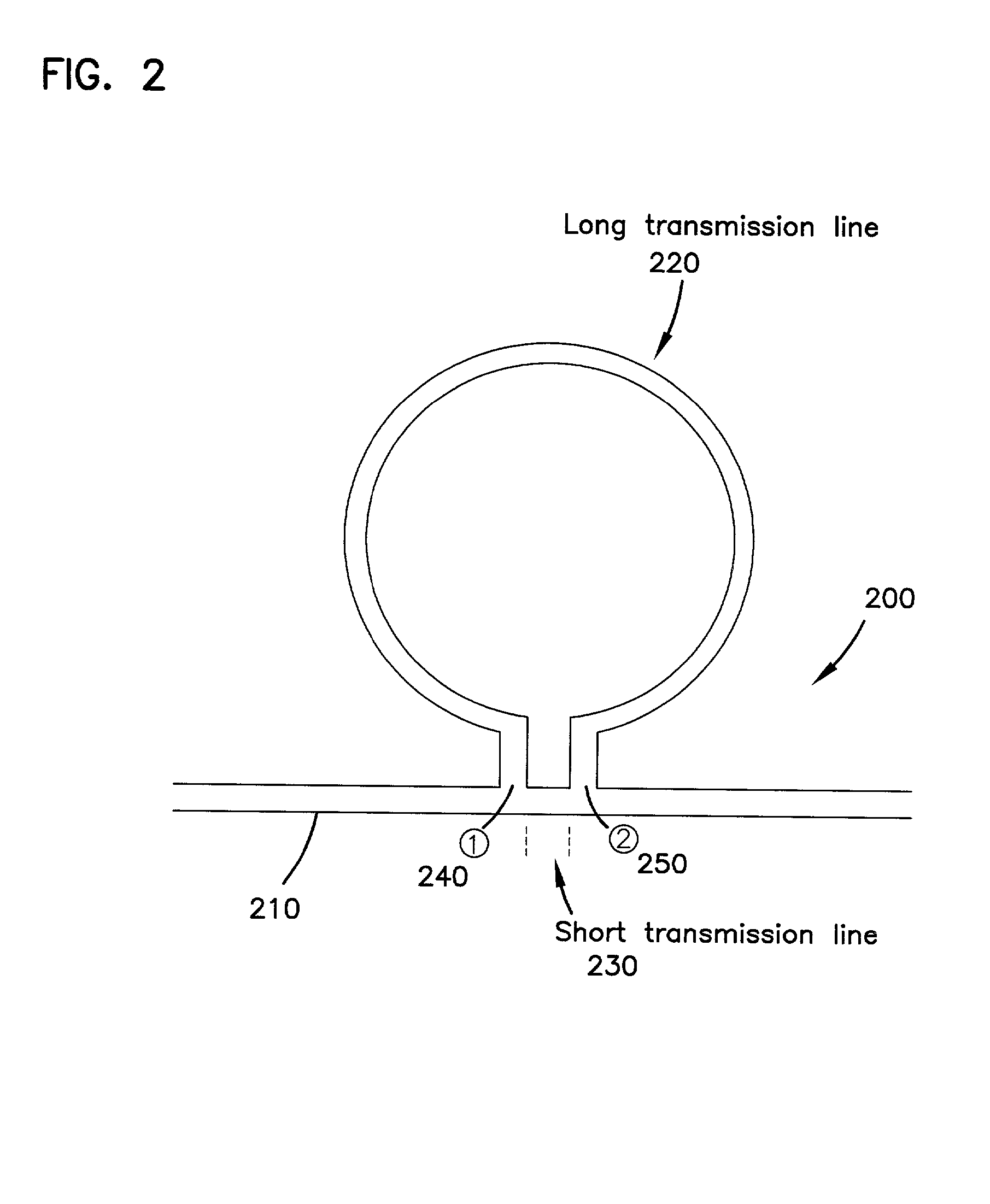 Device approximating a shunt capacitor for strip-line-type circuits