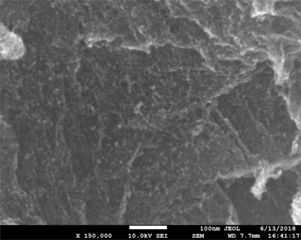 A kind of preparation method of graphene and tin oxide hollow sphere composite nanomaterial