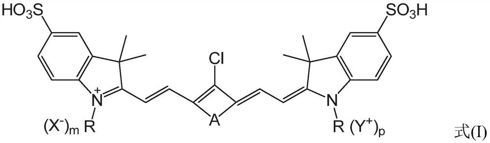 Heptamethane sulfonic indocyanine dye, preparation method and application thereof