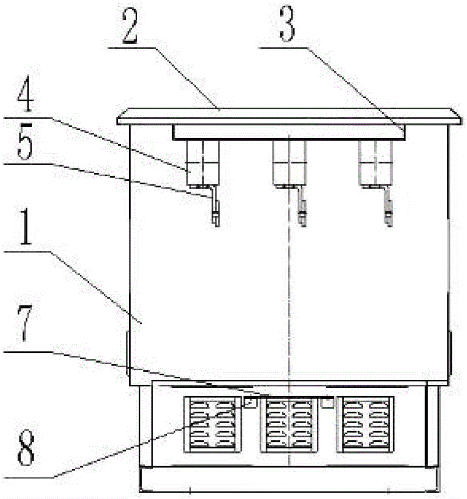 Economical cable branch box