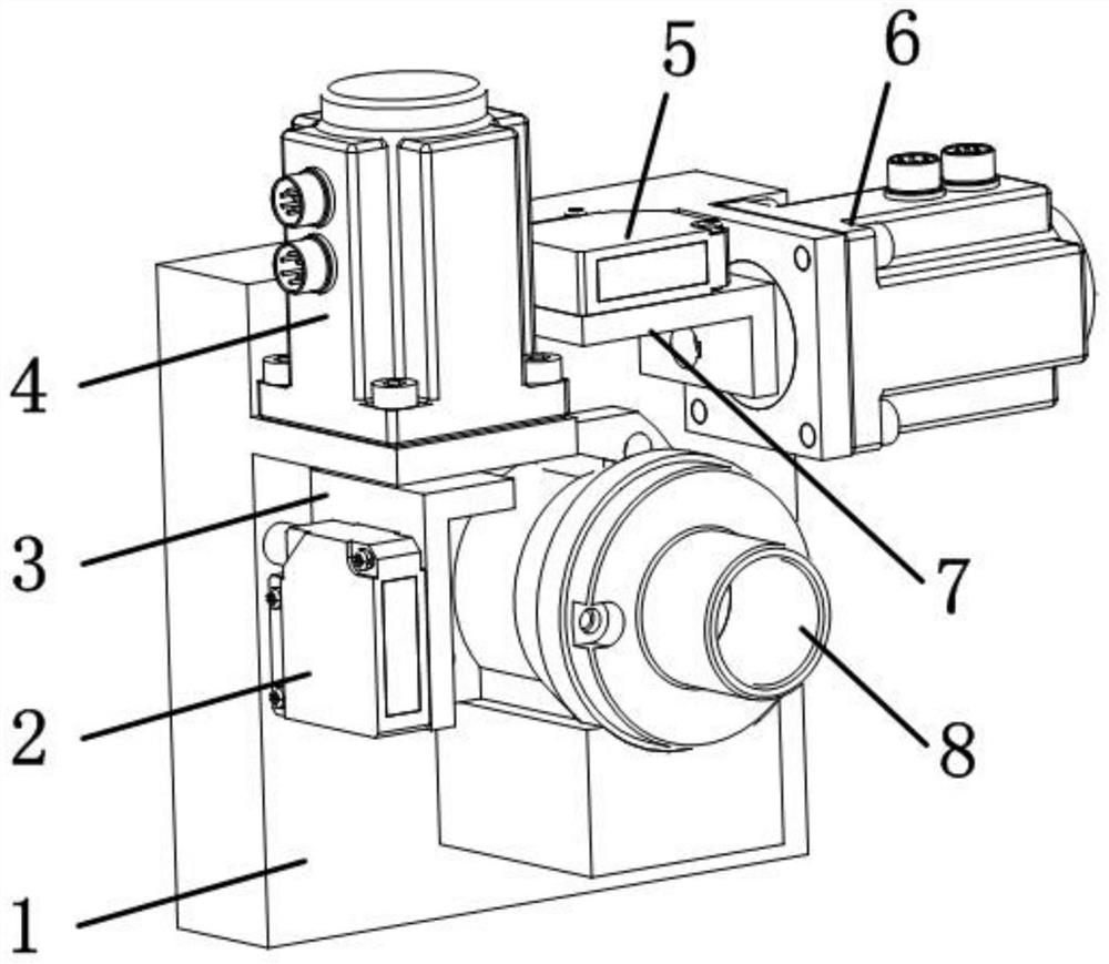 A method and device for correcting the normal direction of robot drilling and riveting based on laser scanning