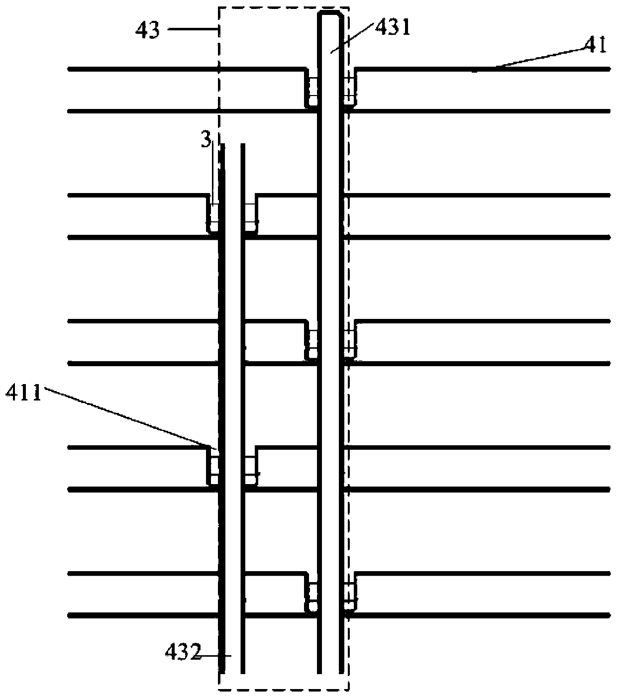 Production device and production method of conductive interconnection board, and conductive interconnection board