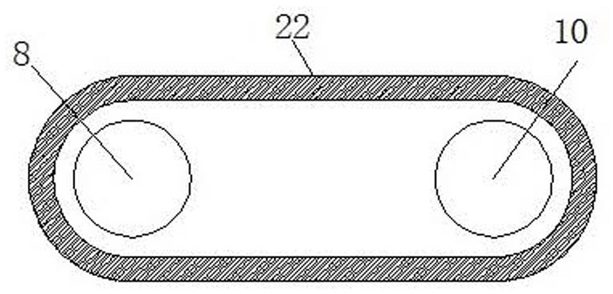 Raw material humidifying and stirring assembly of feed granulator