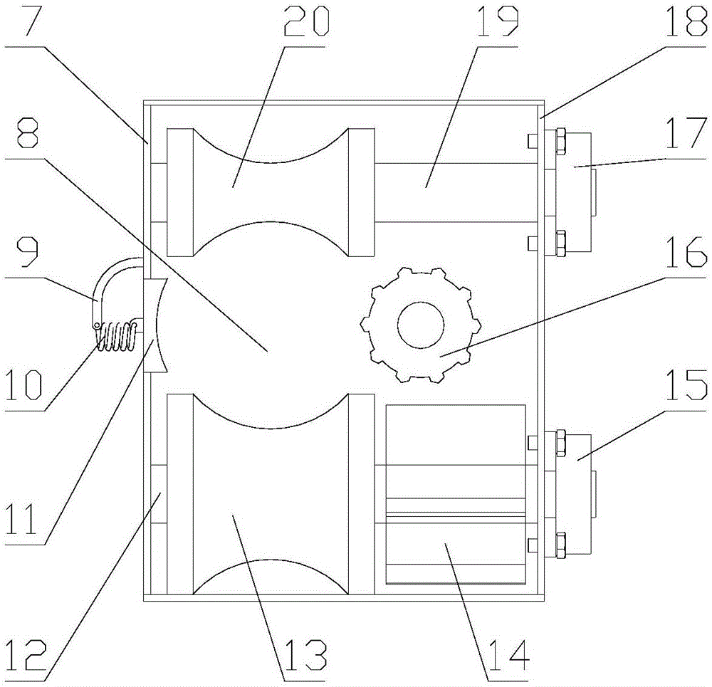 Radial-axial bi-directional asynchronous package-type bionic corn husker