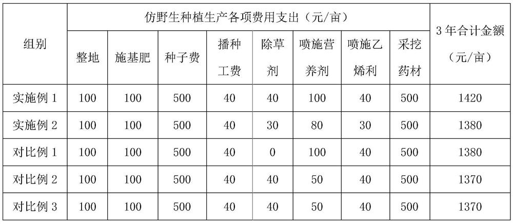 Planting method of wild-imitating scutellaria baicalensis