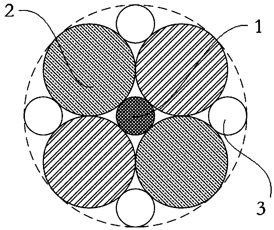 Al-Cu-Si stranded welding wire and preparation method thereof