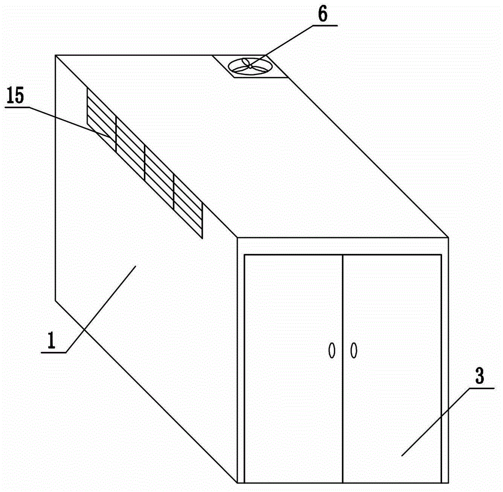 Container assembly type cabinet