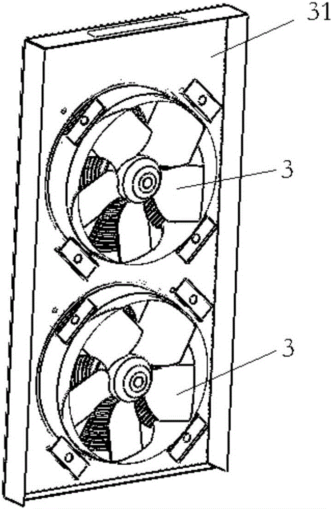 Modular evaporator structure and combined base station air conditioner provided with the same