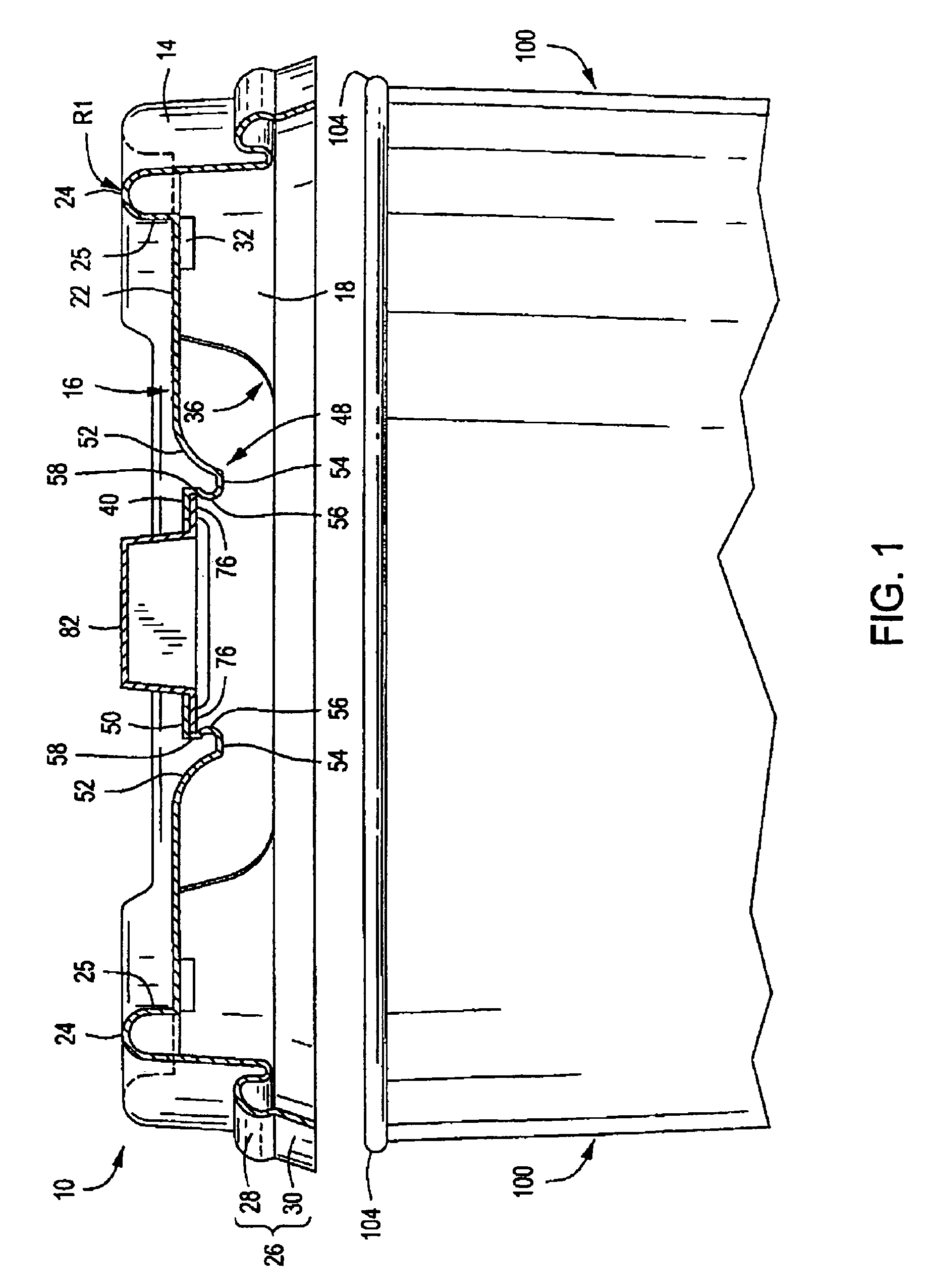 Reclosable lid having a slidable closure panel