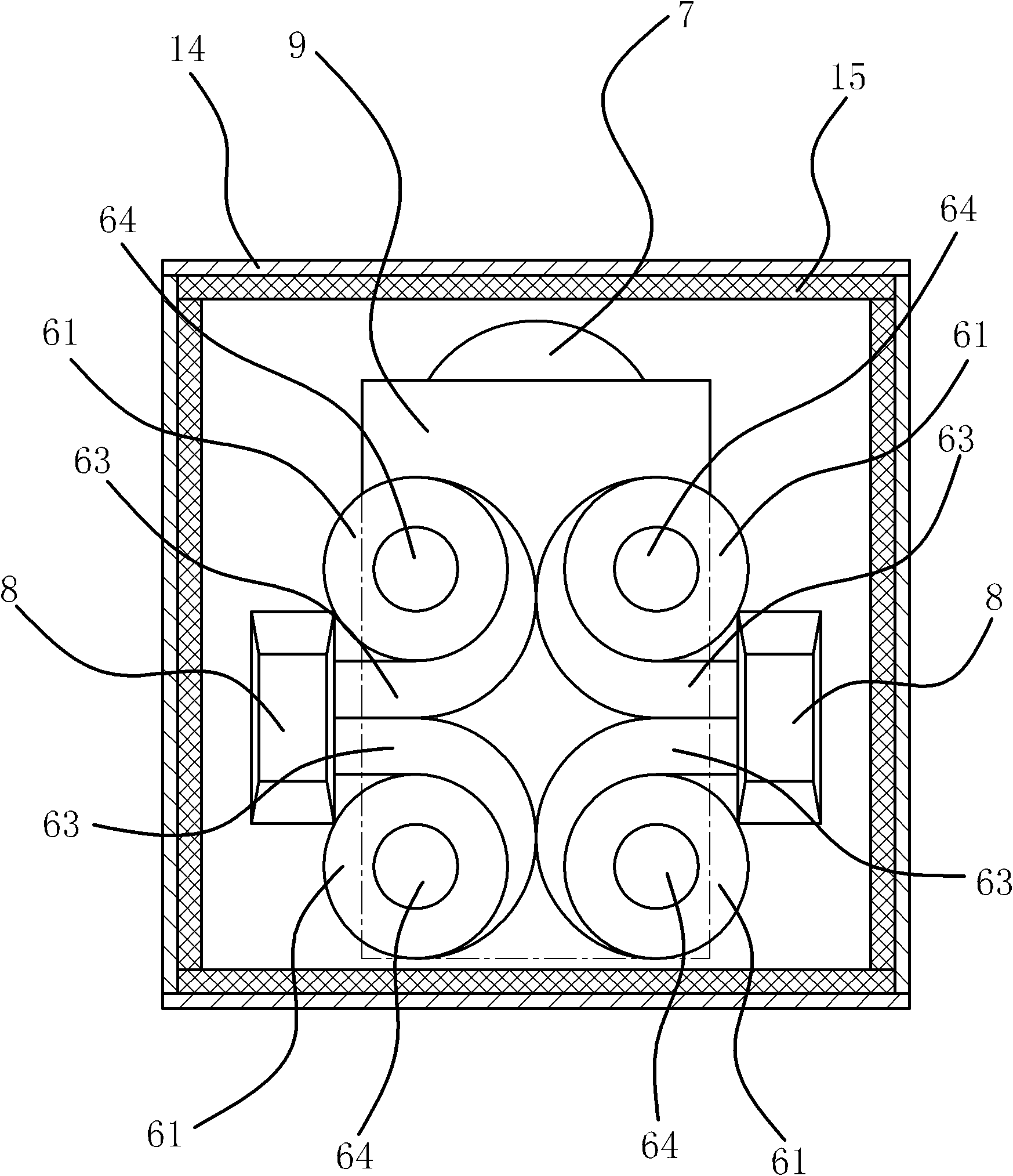 Dust removal grinding wheel machine