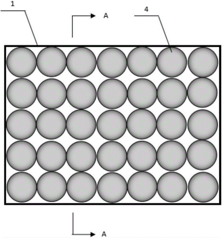 Ordered double-layer film micro-spherical shell structure glass and manufacturing method thereof