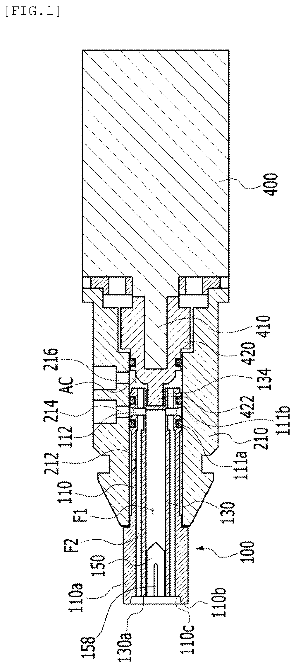 Handpiece of skin care device