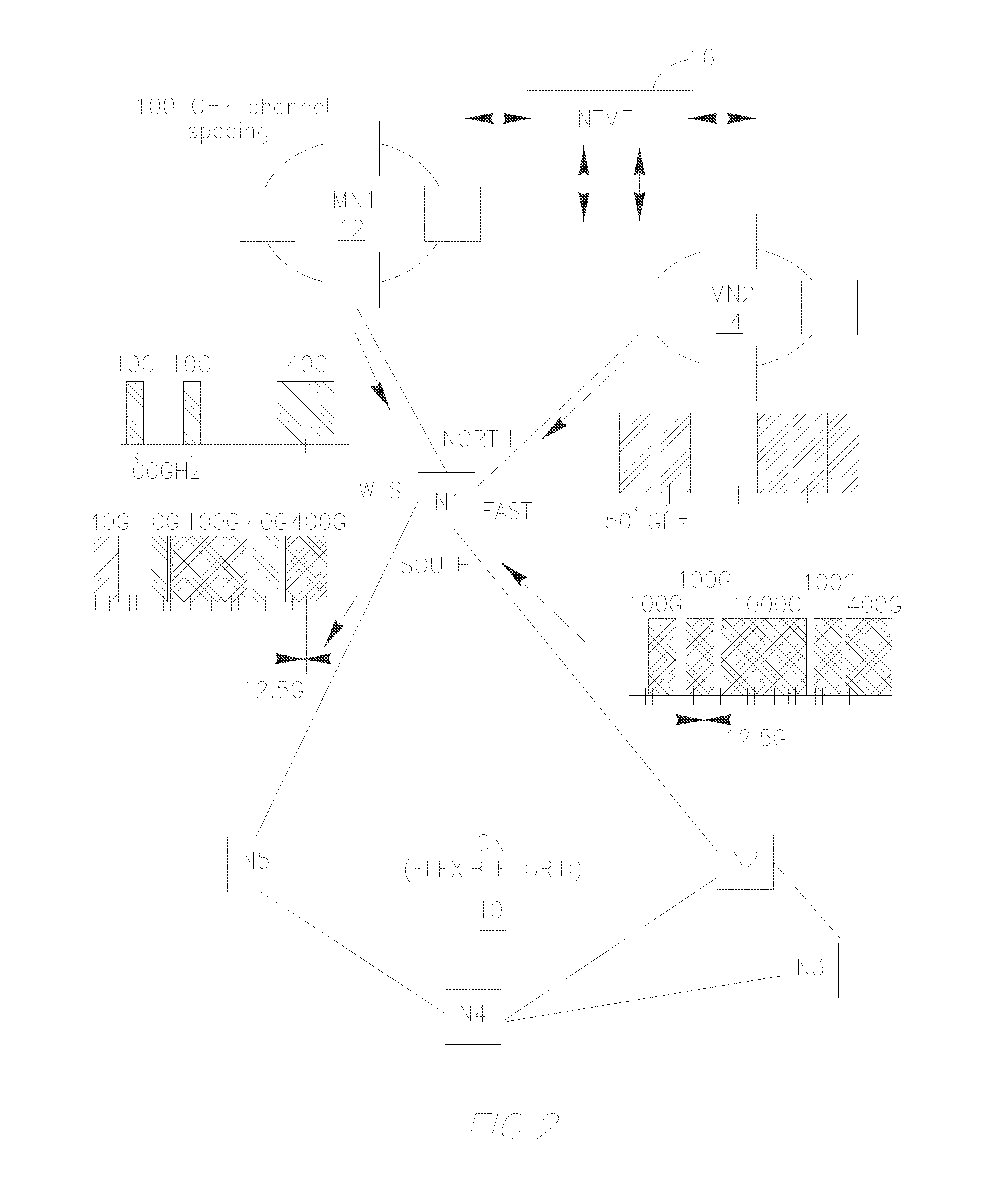 Method and a network node for improving bandwidth efficiency in an optical network